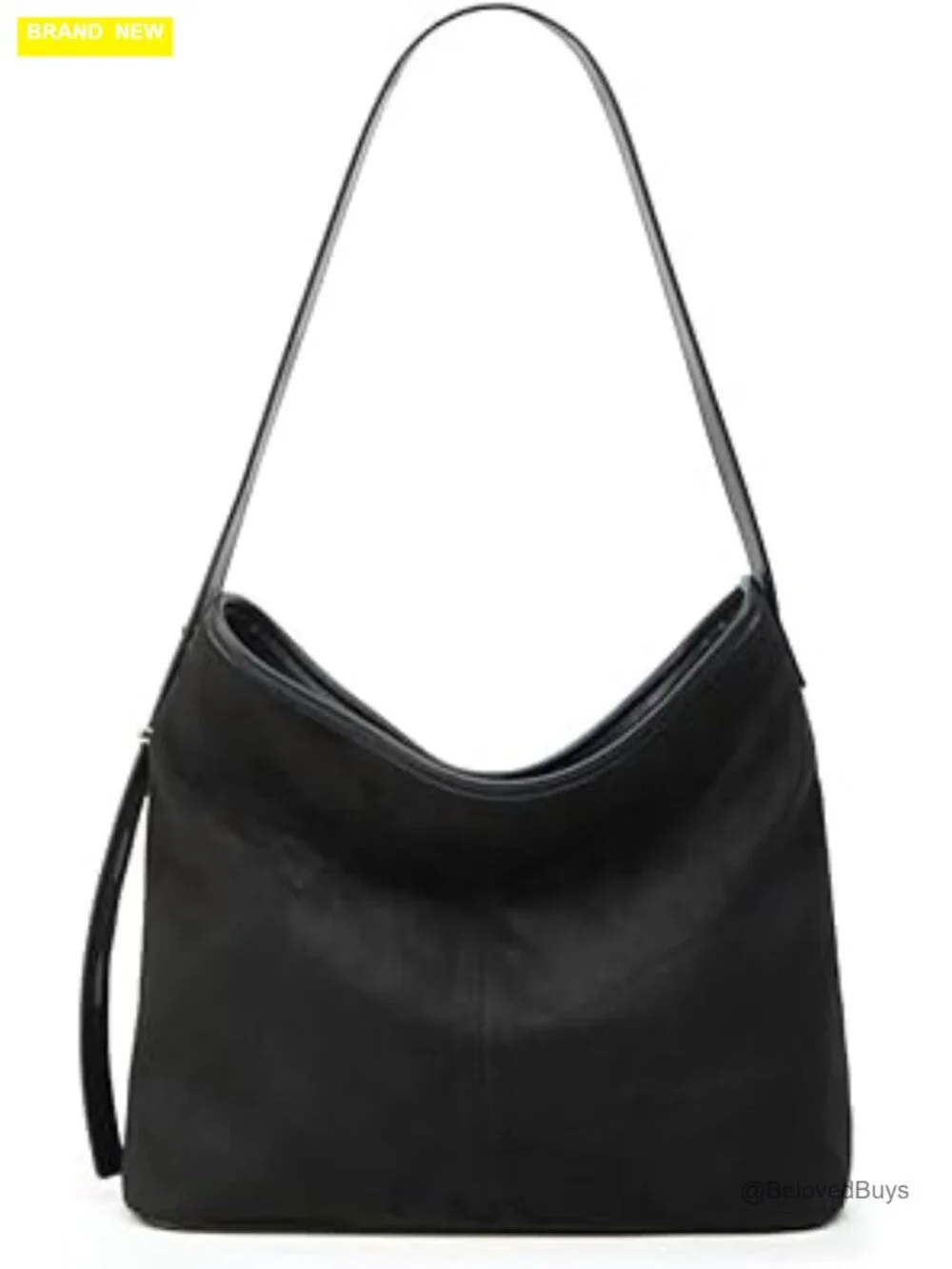 Suede Slouchy Hobo Tote Bag Crossbody Shoulder Purse